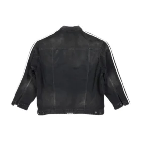 Balenciaga x adidas Oversized-Denim-Jacke «Black» 724775TNW541129