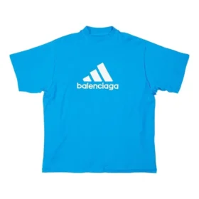 Balenciaga x adidas Oversized-T-Shirt «Blue» 731769TNVP34024