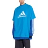 Balenciaga x adidas Oversized-T-Shirt «Blue» 731769TNVP34024