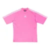 Balenciaga x adidas T-Shirt in mittlerer Passform «Neon Pink» 723955TNVU45280