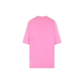 Balenciaga x adidas T-Shirt in mittlerer Passform «Neon Pink» 723955TNVU45280