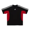 Balenciaga x adidas T-Shirt Medium Fit «Black Red» 712401TNVA61003