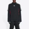 Balenciaga x adidas T-Shirt Medium Fit «Black Red» 712401TNVA61003