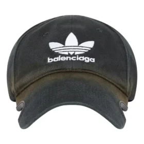 Balenciaga x adidas Trefoil Balenciaga Logo-Cap «Black White» 723749410B2