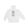 Balenciaga x FORTNITE Hoodie Medium Fit «White» 600583TLVO49040