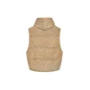Balenciaga x Gucci The Hacker Project Hacker Cocoon Puffer Gilet Weste «Beige» 681884TLO539585