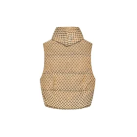 Balenciaga x Gucci The Hacker Project Hacker Cocoon Puffer Gilet Weste «Beige» 681884TLO539585