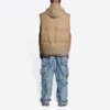 Balenciaga x Gucci The Hacker Project Hacker Cocoon Puffer Gilet Weste «Beige» 681884TLO539585