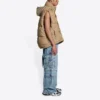 Balenciaga x Gucci The Hacker Project Hacker Cocoon Puffer Gilet Weste «Beige» 681884TLO539585