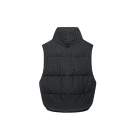 Balenciaga x Gucci The Hacker Project Hacker Cocoon Puffer Gilet Weste «Schwarz» 681884TLO531269