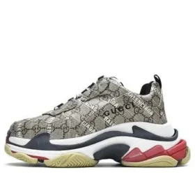 Balenciaga x Gucci The Hacker Project Triple S «Beige Navy Red» 681066ULZ109795