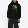 Balenciaga x Marvel Hulk-Hoodie, Medium Fit «Black» 600583TLV581000