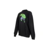 Balenciaga x Marvel Hulk-Print Boxy Rundhals-Baumwoll-Sweatshirt «Schwarz» 671125TLV581000