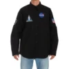 Balenciaga x NASA Space Multi-Patch-Shirt «Black» 663076TYB181000