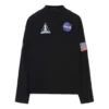 Balenciaga x NASA Space Multi-Patch-Sweatshirt «Black» 662496TKVD71070