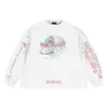 Balenciaga x Pink Martini Langarm-T-Shirt Oversized «Ecru» 699191TMVN99800