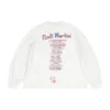 Balenciaga x Pink Martini Langarm-T-Shirt Oversized «Ecru» 699191TMVN99800