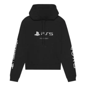 Balenciaga x PlayStation Unisex FW21 mit Print, schwarz 657034TKVF41070