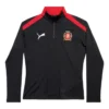 Balenciaga x Puma T-Shirt mit halbem Reissverschluss «Black Red» 846996TTVB11076