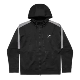 Balenciaga x Puma Trainingsjacke mit Kapuze «Black Dark Heather Grey» 846912TTVB41065
