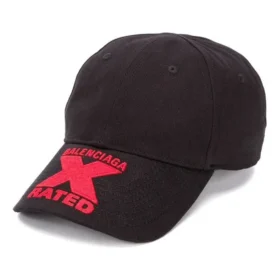 Balenciaga x Rated Cap «Black Red» 617144410B21074