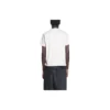 Balenciaga x RuPaul gemeinsam signiertes FW21-Shirt mit Buchstabenprint und rundem Kragen, Herren, weiss 670943TLV579057