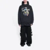 Balenciaga x THE SIMPSONS Baumwoll-Hoodie, weite Passform «Black» 674986TLVG81000