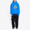 Balenciaga x THE SIMPSONS Baumwoll-Hoodie, weite Passform «Blue» 674986TLVG84210