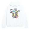 Balenciaga x THE SIMPSONS Baumwoll-Hoodie, weite Passform «White» 675003TLVG89016