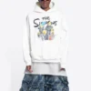 Balenciaga x THE SIMPSONS Baumwoll-Hoodie, weite Passform «White» 675003TLVG89016