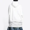 Balenciaga x THE SIMPSONS Baumwoll-Hoodie, weite Passform «White» 675003TLVG89016