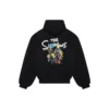 Balenciaga x The Simpsons Gepolsterter Bomber-Hoodie «Black» 657115TLVG71000