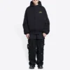 Balenciaga x The Simpsons Gepolsterter Bomber-Hoodie «Black» 657115TLVG71000