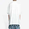 Balenciaga x THE SIMPSONS Oversize-Baumwoll-T-Shirt «White» 676589TLVG70901