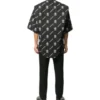 Balenciaga x WFP Kurzarm-Shirt mit quadratischem Rückenausschnitt «Black White» 602026TIL251070