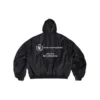 Balenciaga x WFP Leichte Bomberjacke mit Kapuze «Black» 752178TLO251000