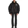 Balenciaga x WFP Leichte Bomberjacke mit Kapuze «Black» 752178TLO251000