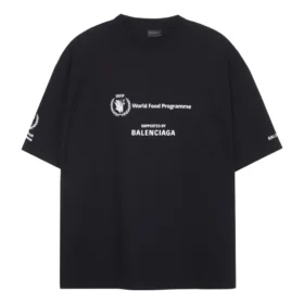 Balenciaga x WFP T-Shirt, Medium Fit «Black» 612966TMVL21070