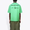 Balenciaga x WFP T-Shirt, Medium Fit «Green» 612966THV844162