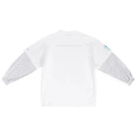 Balenciaga x WFP T-Shirt mit doppelten Ärmeln «White» 698089TMVL29086