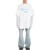 Balenciaga x WFP T-Shirt mit doppelten Ärmeln «White» 698089TMVL29086
