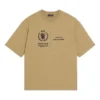 Balenciaga x WFP T-Shirt, mittlere Passform «Khaki» 612966THV849605