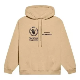 Balenciaga x World Food Programme Hoodie in mittlerer Passform «Beige» 600583TJVK49605