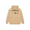 Balenciaga x World Food Programme Hoodie in mittlerer Passform «Beige» 600583TJVK49605