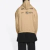 Balenciaga x World Food Programme Hoodie in mittlerer Passform «Beige» 600583TJVK49605