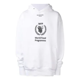 Balenciaga x World Food Programme Hoodie «White Black» 541870TCV343307