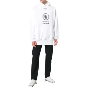 Balenciaga x World Food Programme Hoodie «White Black» 541870TCV343307