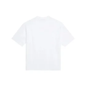 Band-Porträt-Aufdruck Logo Retro Kurzarm «Weiss» 612965TIV479000
