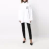 Barcode-Baumwoll-Hoodie «Weiss» 651799TKVE69040