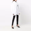 Barcode-Baumwoll-Hoodie «Weiss» 651799TKVE69040
